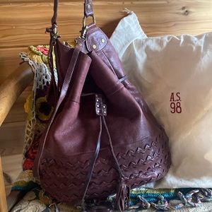 A.S 98 leather bucket bag